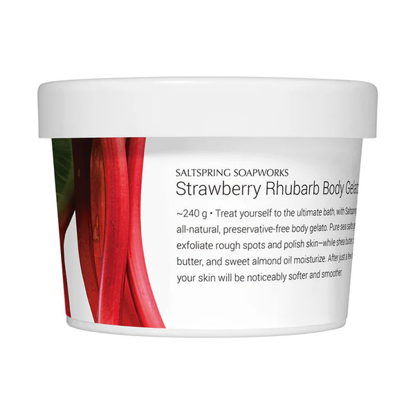 Strawberry Rhubarb Body Gelato